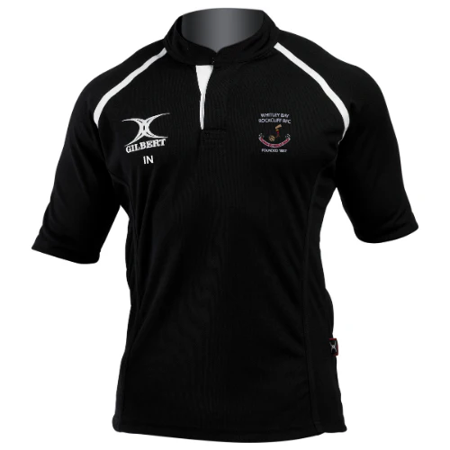 Whitley Bay Rockcliff RFC Men's Black Xact II Monochrome Shirt