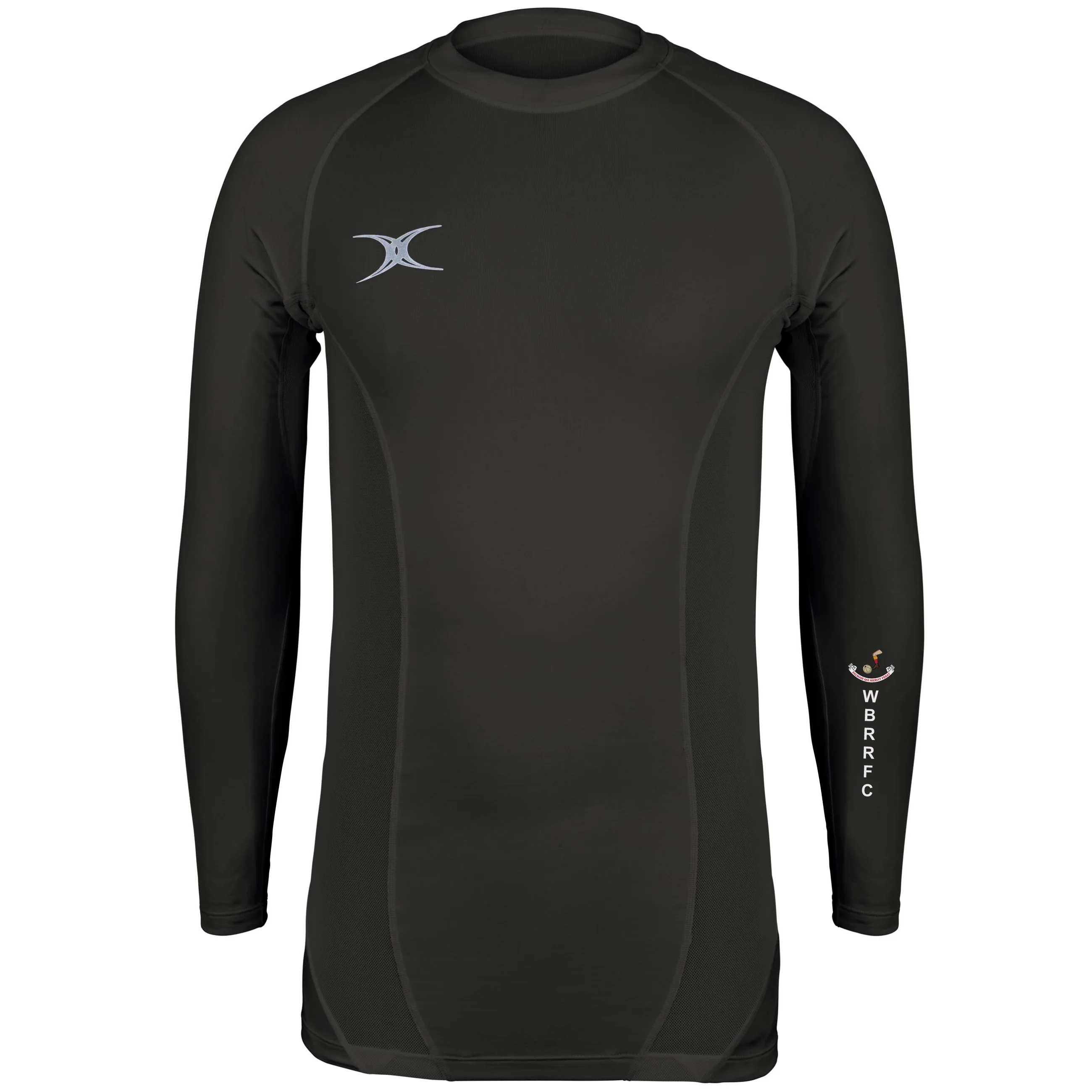 Whitley Bay Rockcliff RFC Senior's Black Atomic X II Baselayer Top