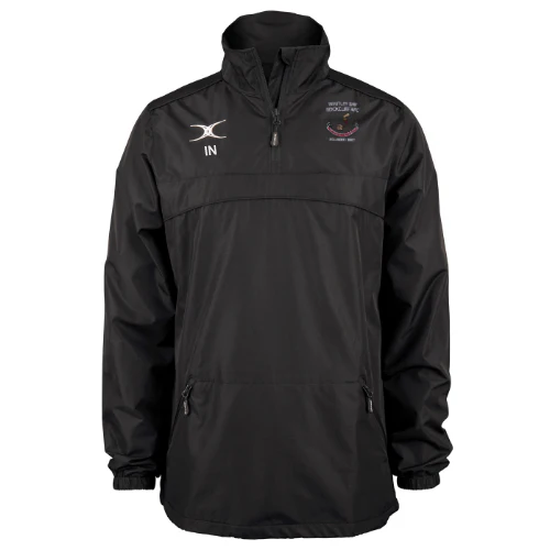 Whitley Bay Rockcliff RFC Unisex Black Photon 1-4 Zip Jacket