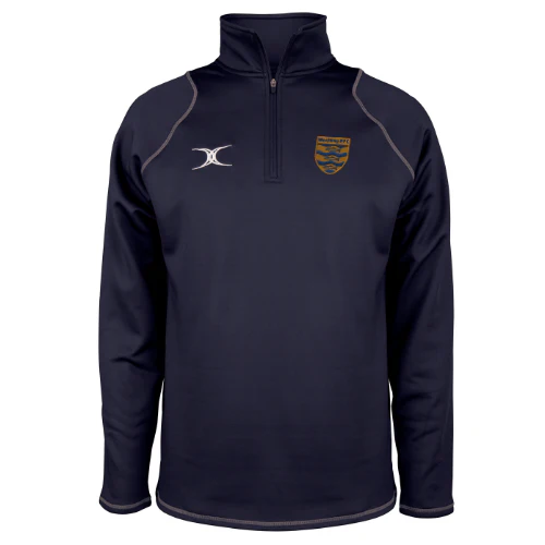 Worthing RFC Adult's Dark Navy Quest Mens 1/4 Zip Fleece