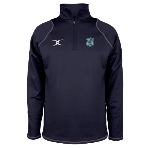 Yorkshire Referees Society Senior's Dark Navy Quest Mens 1/4 Zip Fleece