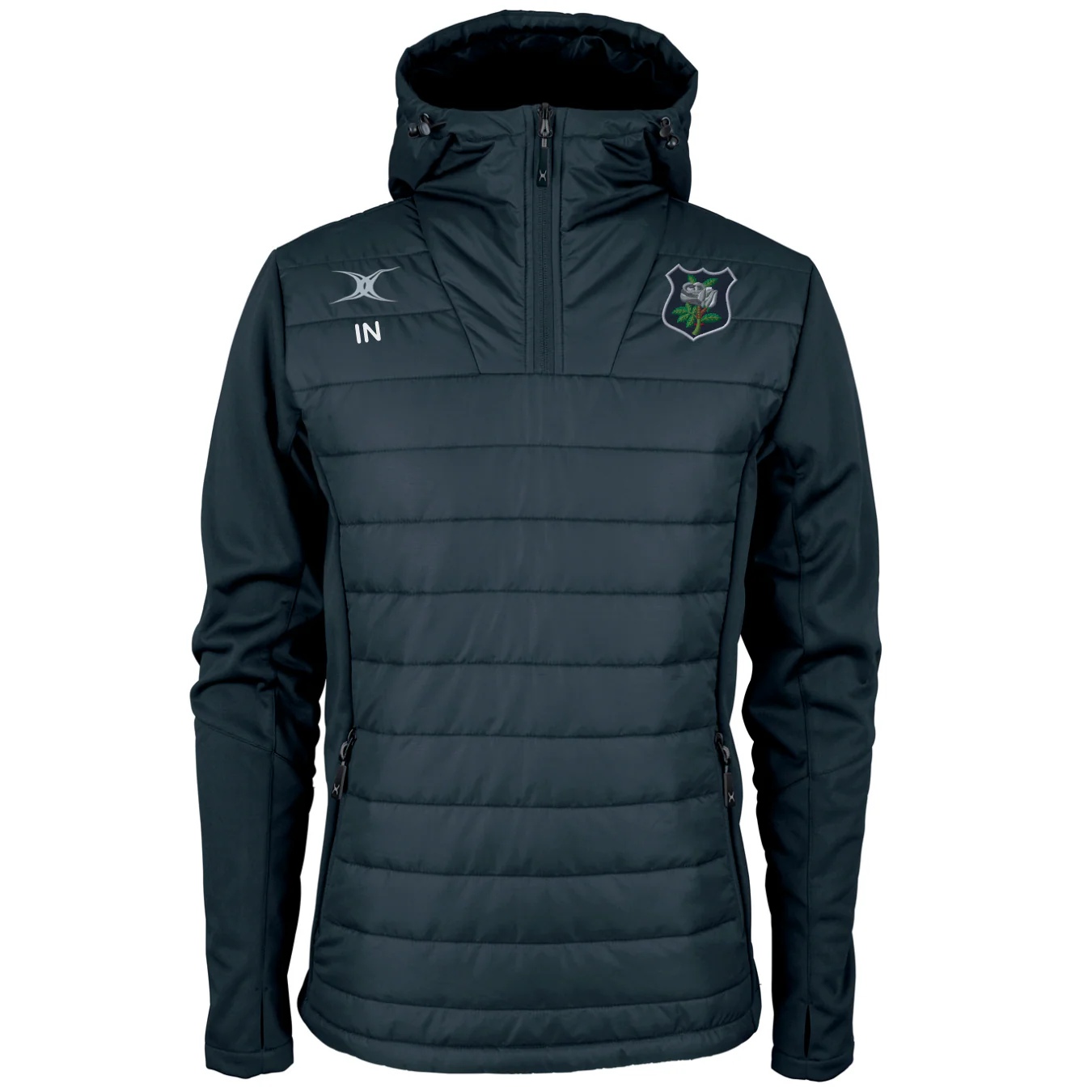 Yorkshire RFU Players/Coaches Adult's Dark Navy Pro Active Quarter Zip Coaches - Image 2